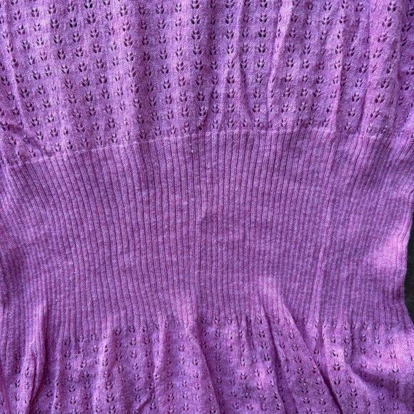 Moda International Turtle Neck Sweater Women's M Pink Knit Long Sleeve 36010042 - Picture 13 of 15